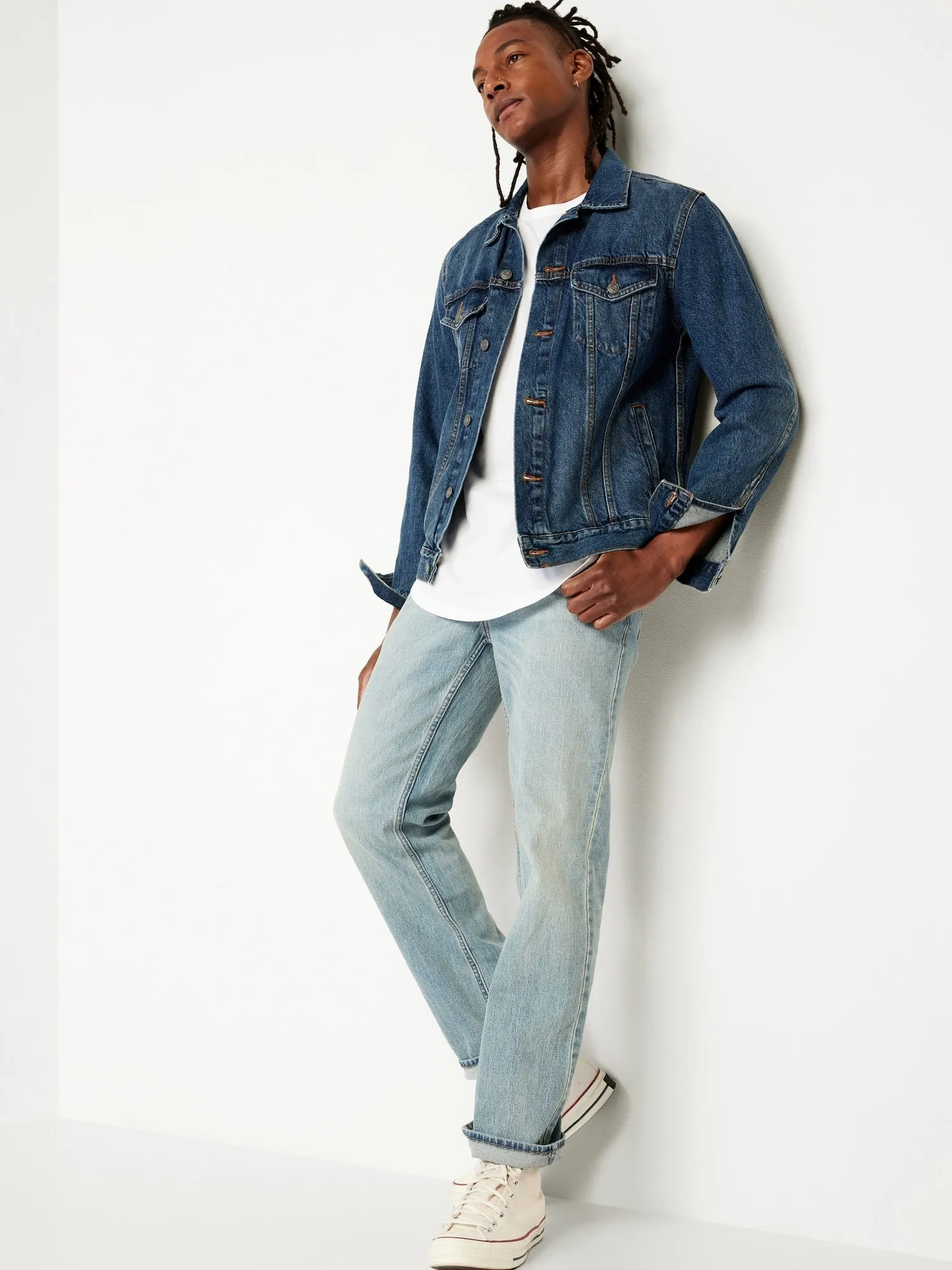 Curved-Hem T-Shirt for Men