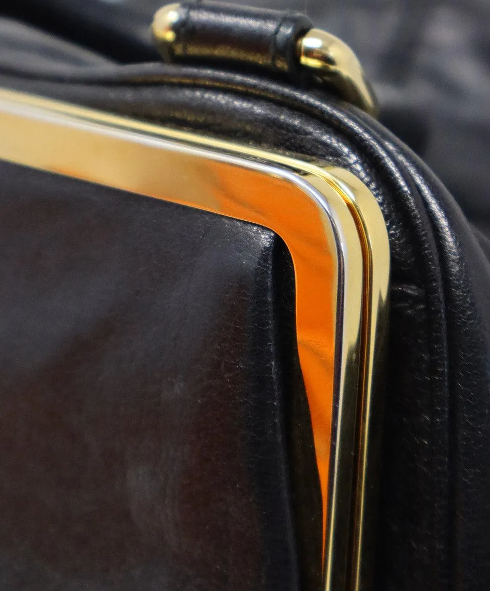 Dolce & Gabbana Black Leather Satchel