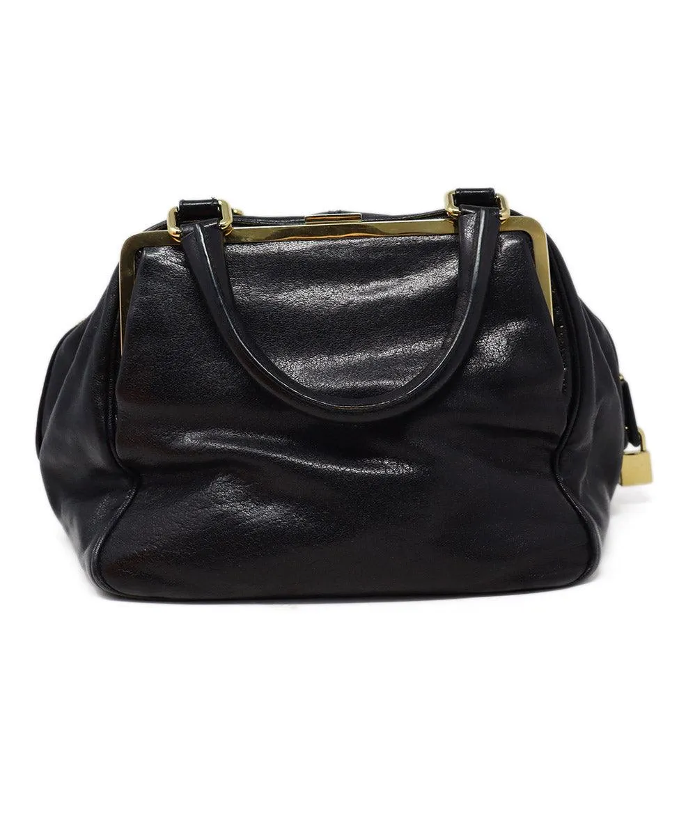 Dolce & Gabbana Black Leather Satchel
