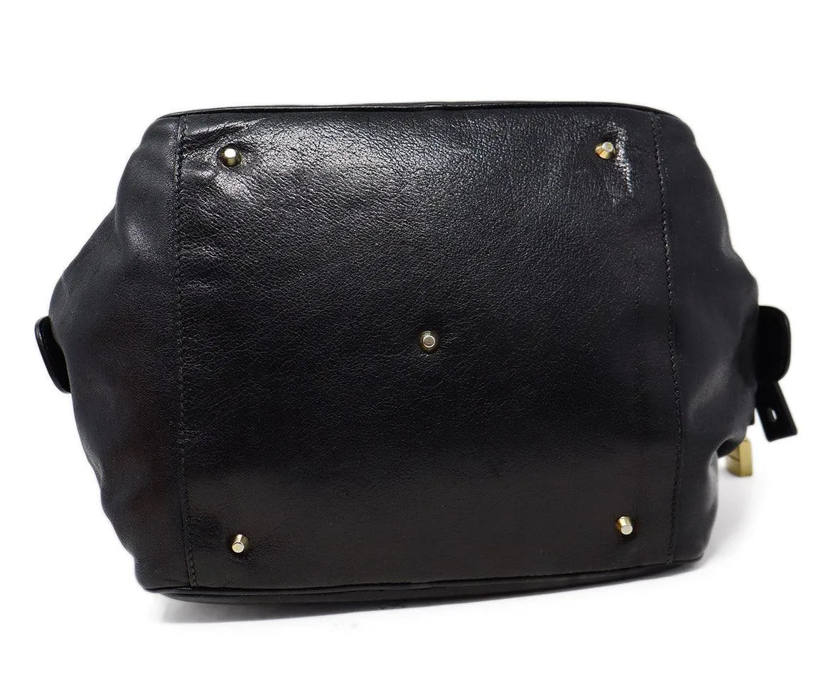 Dolce & Gabbana Black Leather Satchel
