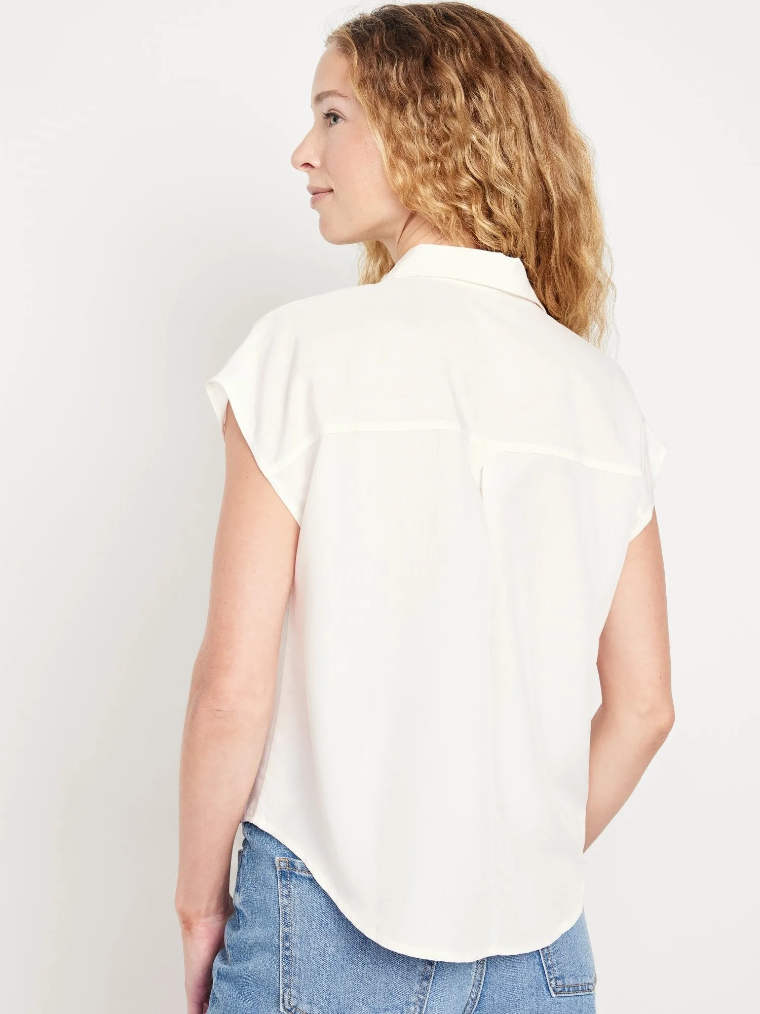 Dolman-Sleeve Utility Top for Women