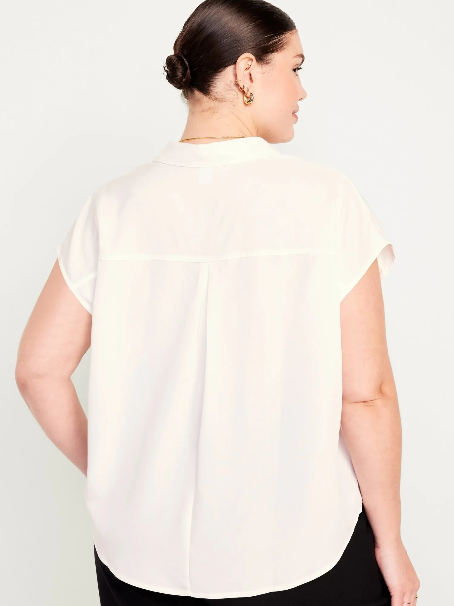 Dolman-Sleeve Utility Top for Women