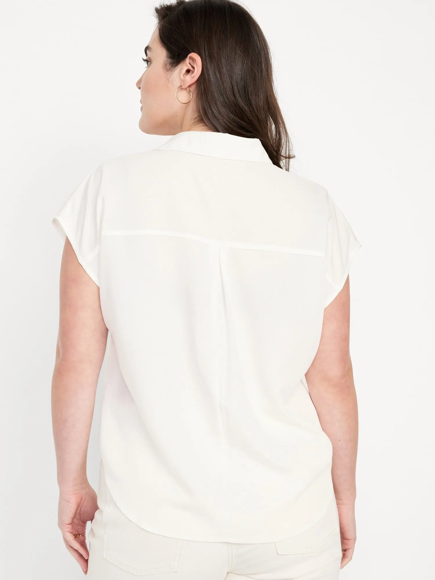 Dolman-Sleeve Utility Top for Women