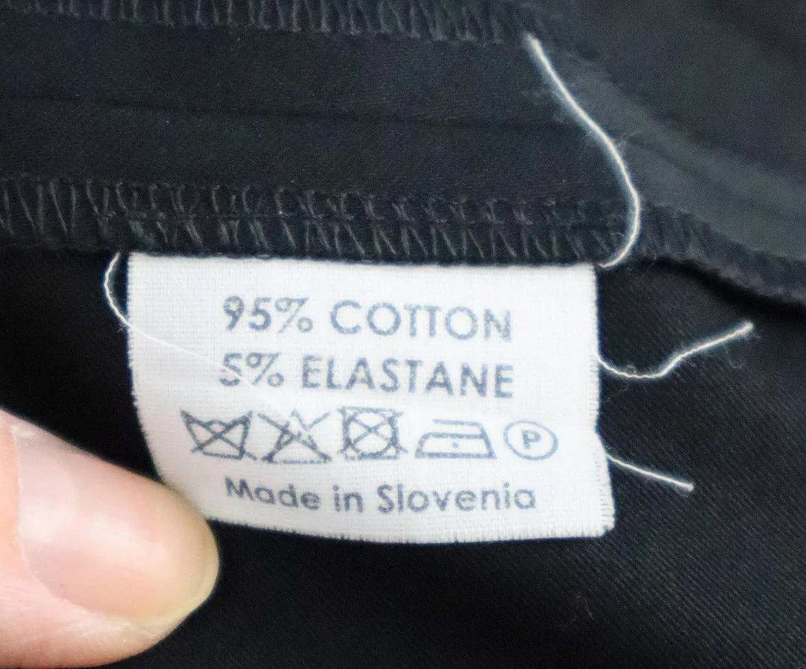 Dries Van Noten Black Cotton Dress sz 6