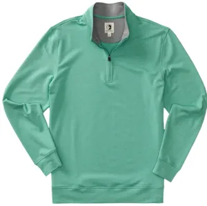 Dunmore Performance ¼ Zip Pullover (Tidal Green Heather)
