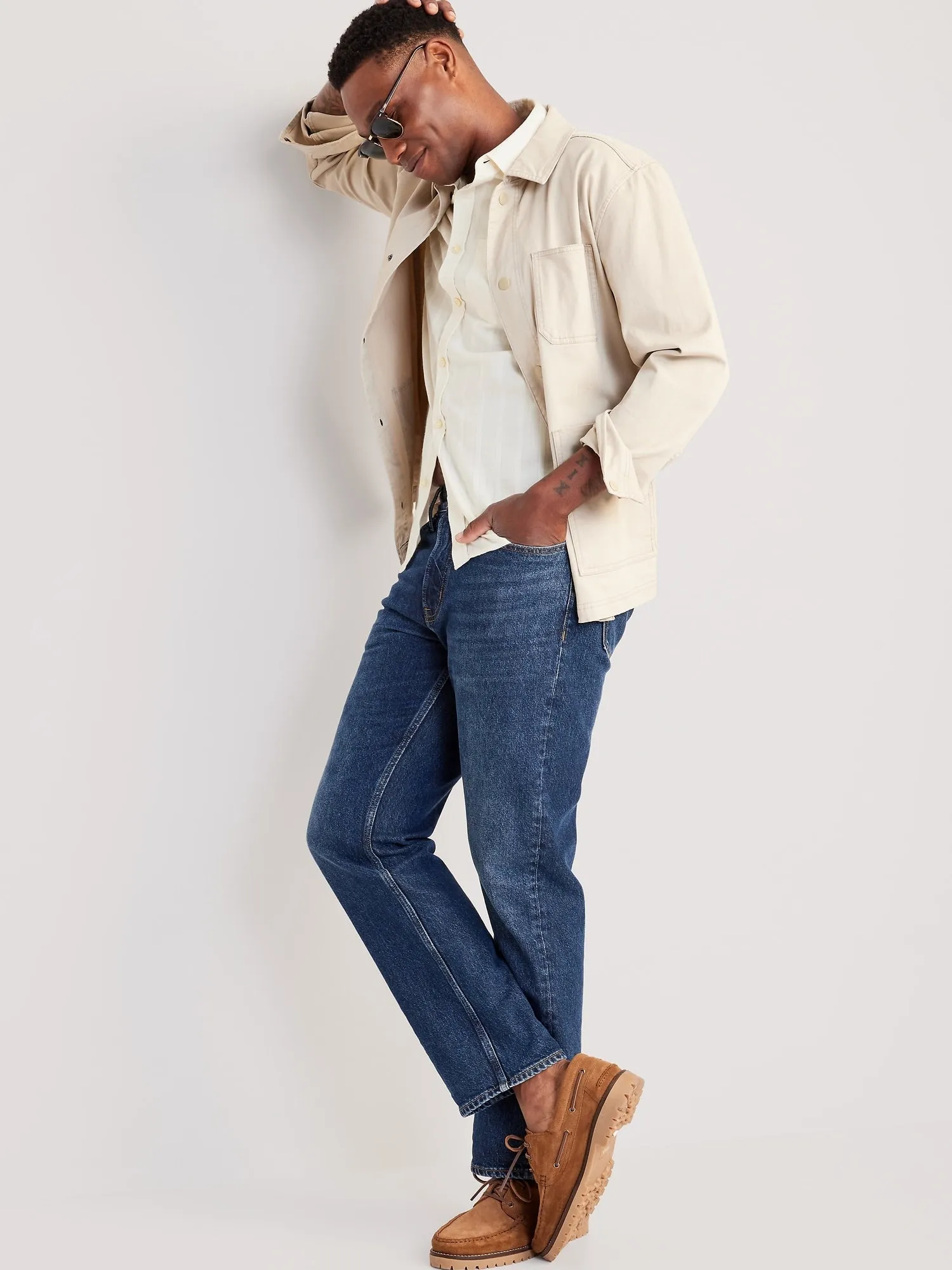 Everyday Short-Sleeve Dobby Shirt for Men