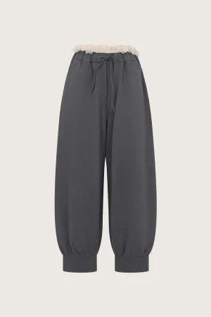 Exposed Frilly Brief Joggers