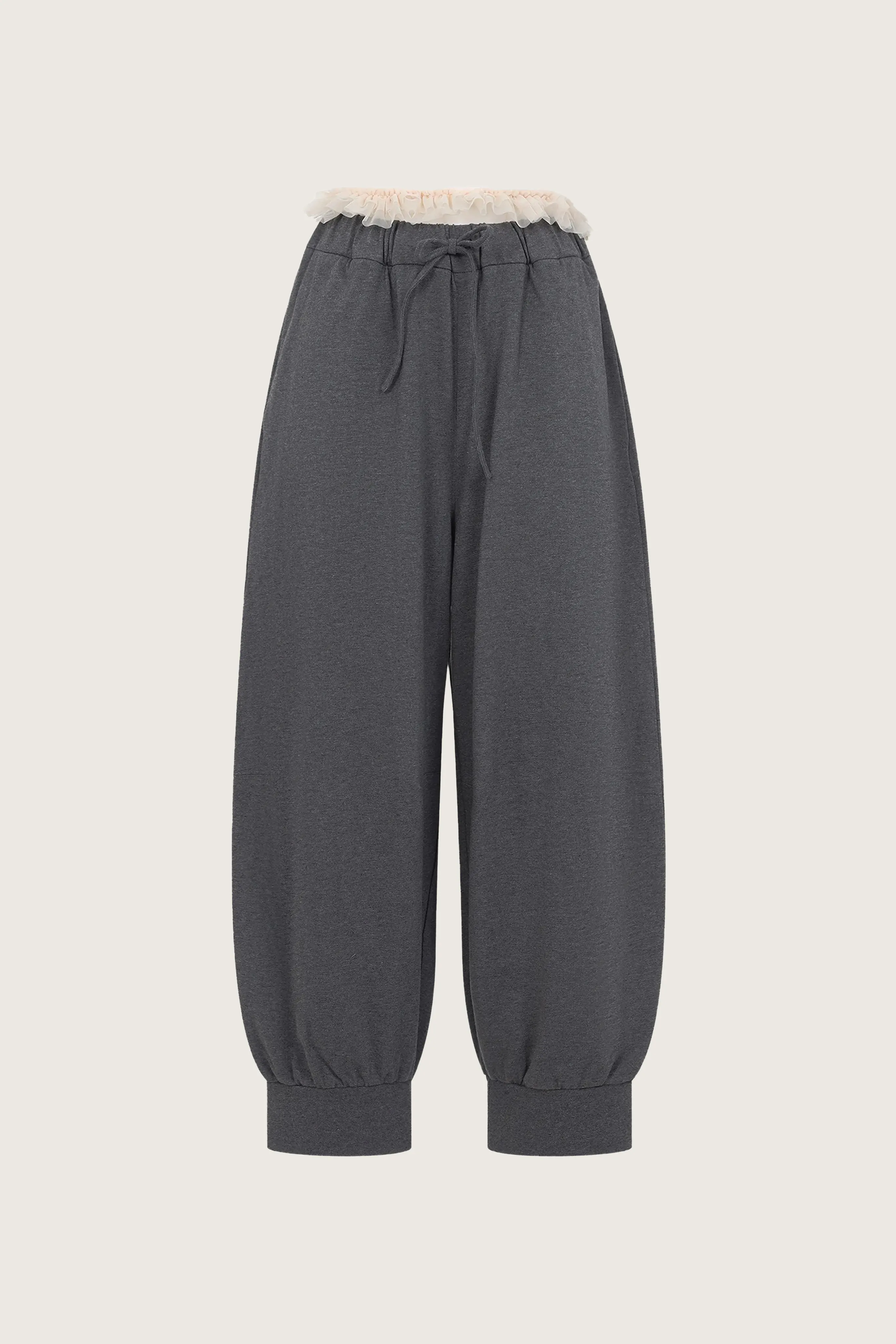 Exposed Frilly Brief Joggers