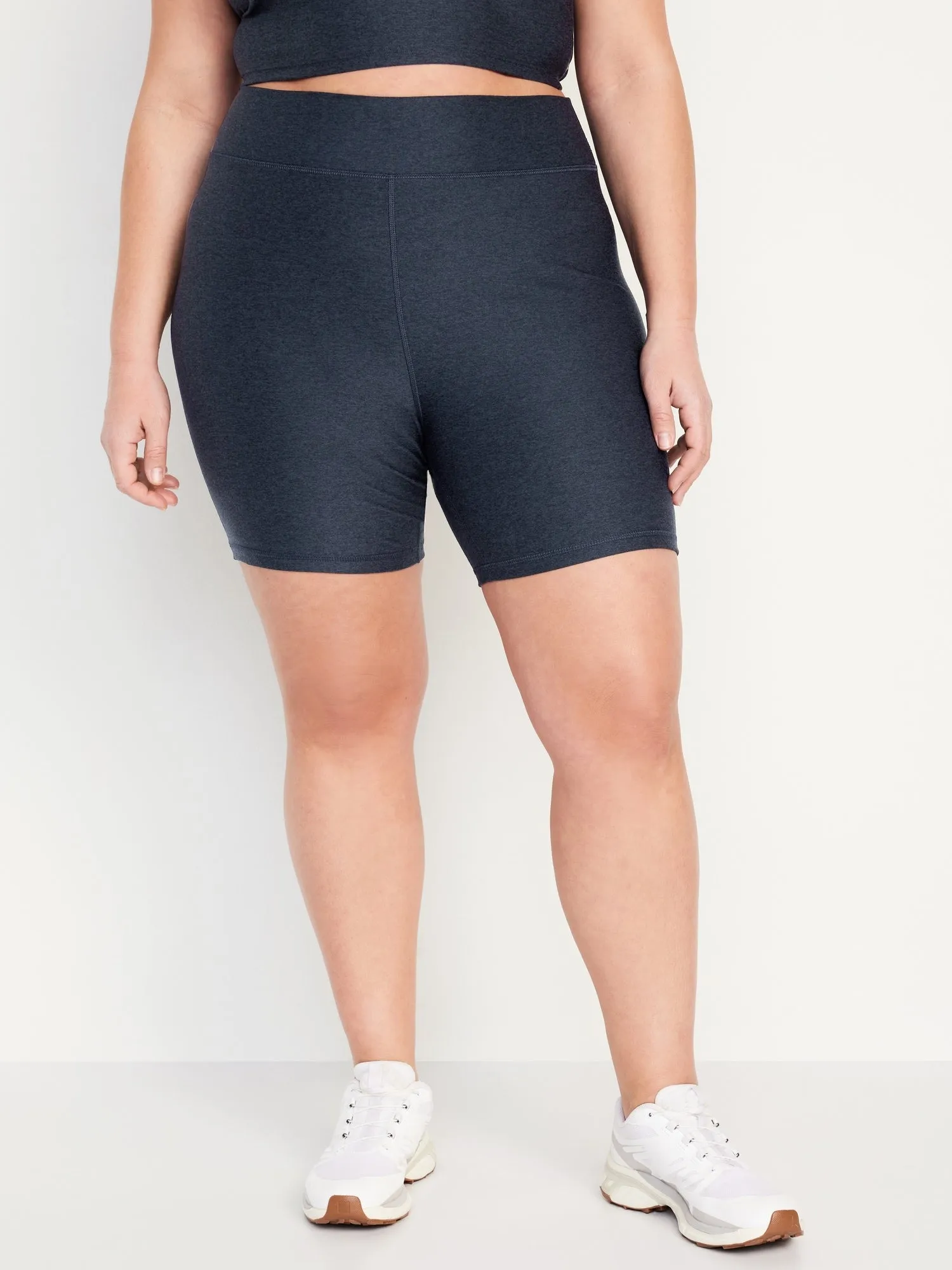 Extra High-Waisted Cloud  Biker Shorts for Women -- 6-inch inseam