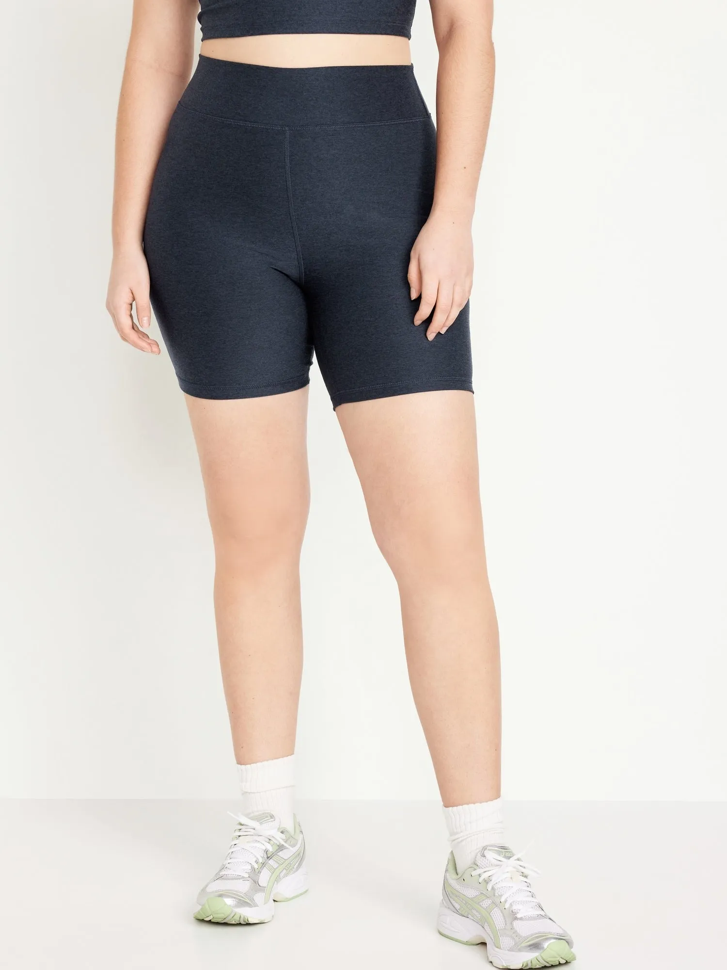 Extra High-Waisted Cloud  Biker Shorts for Women -- 6-inch inseam