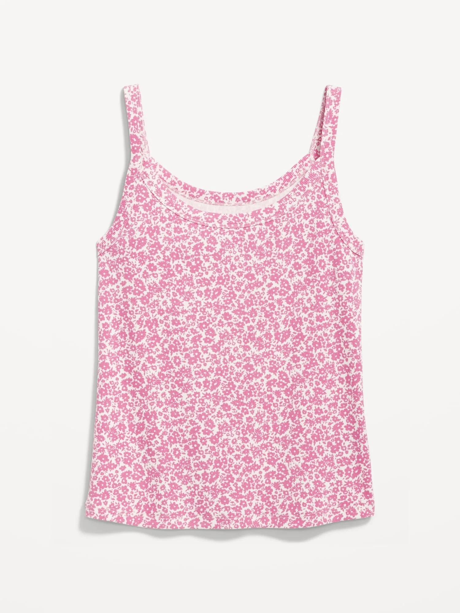 Fitted Rib-Knit Tank Top for Women