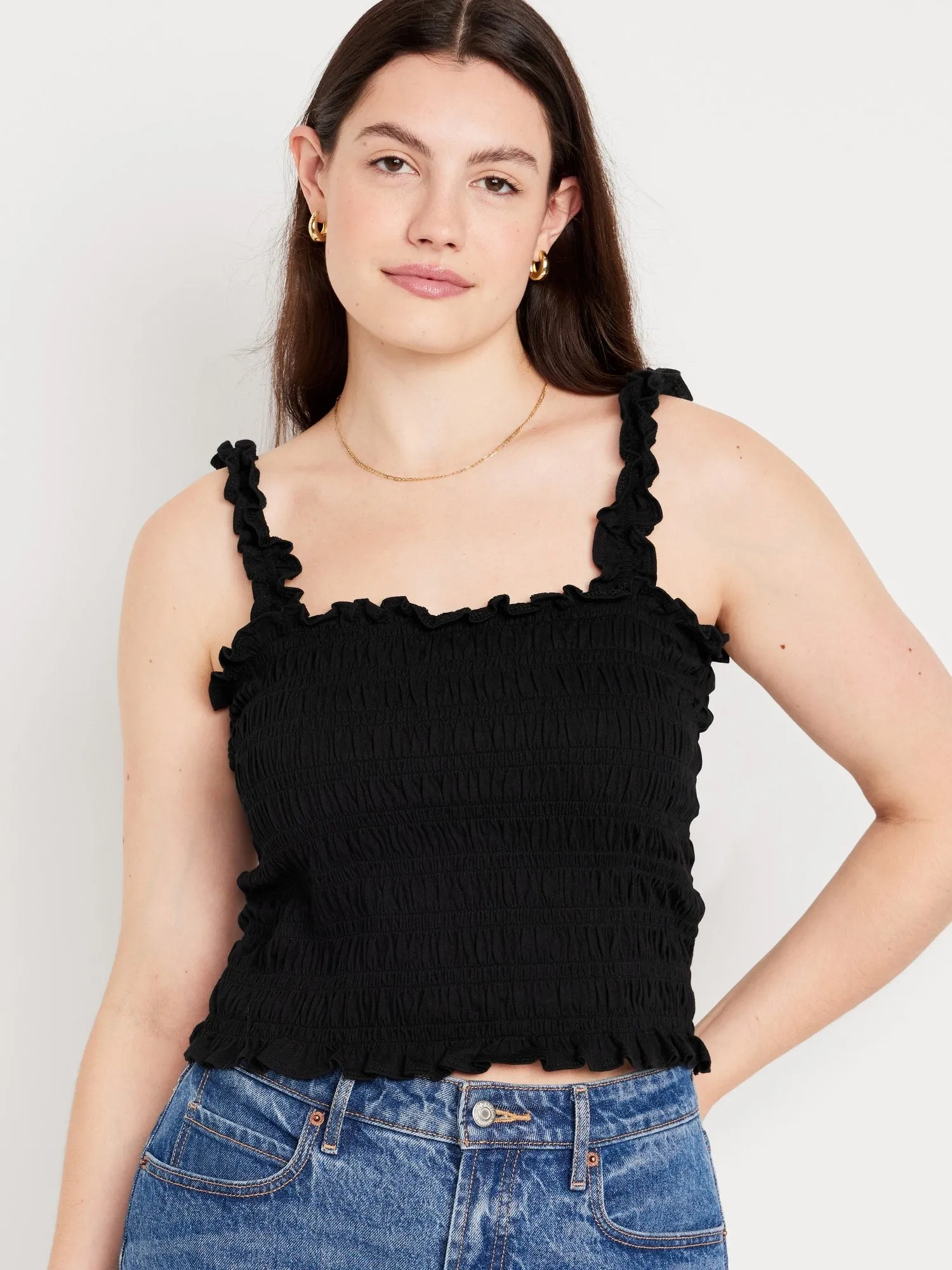Fitted Smocked Top for Women