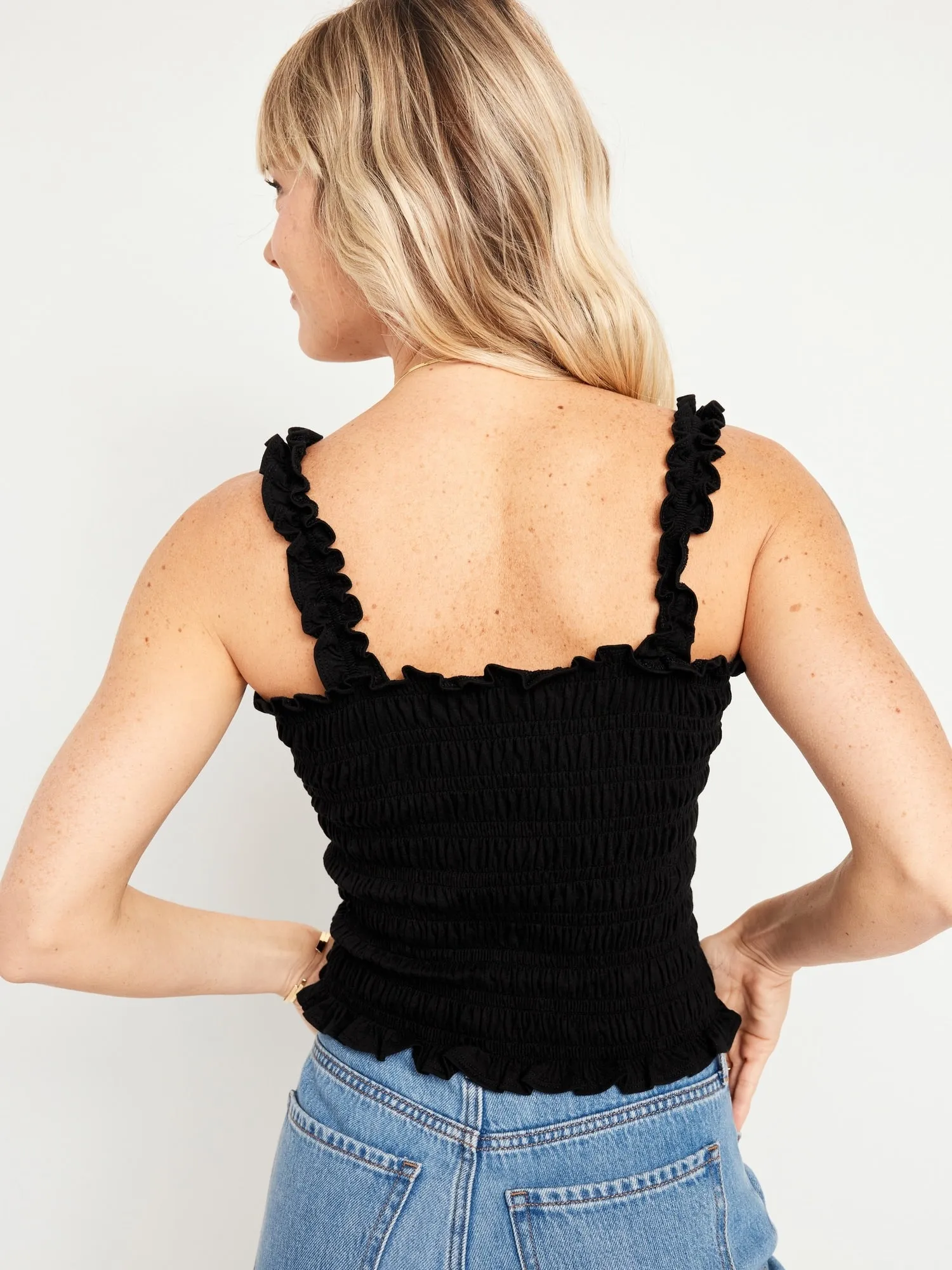 Fitted Smocked Top for Women
