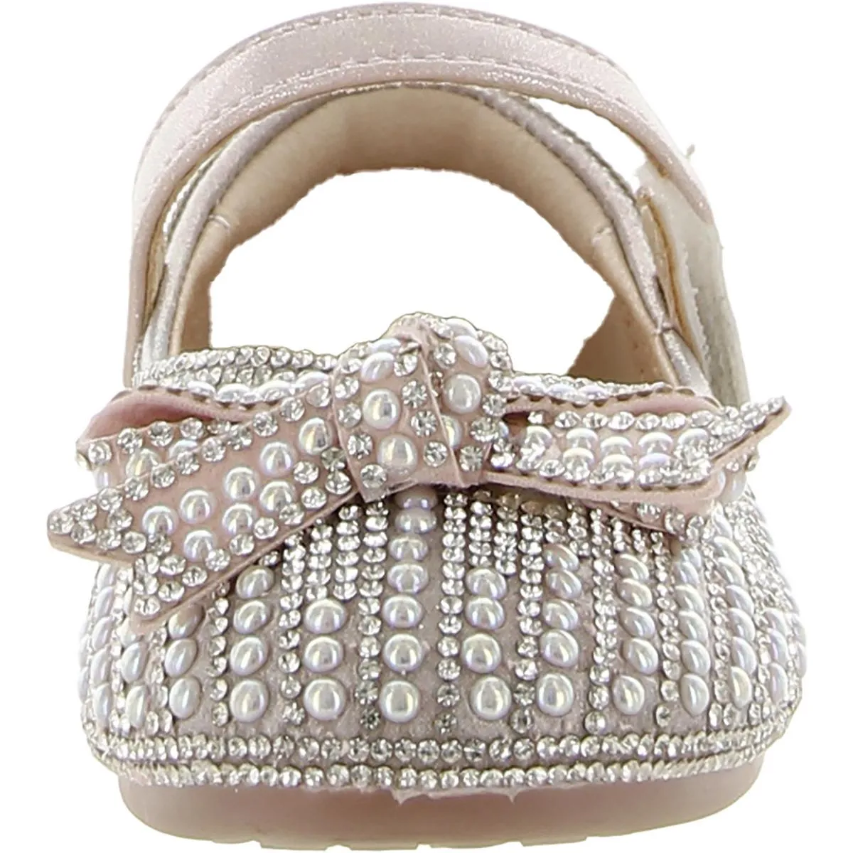 Girls Embellished Bow Mary Janes