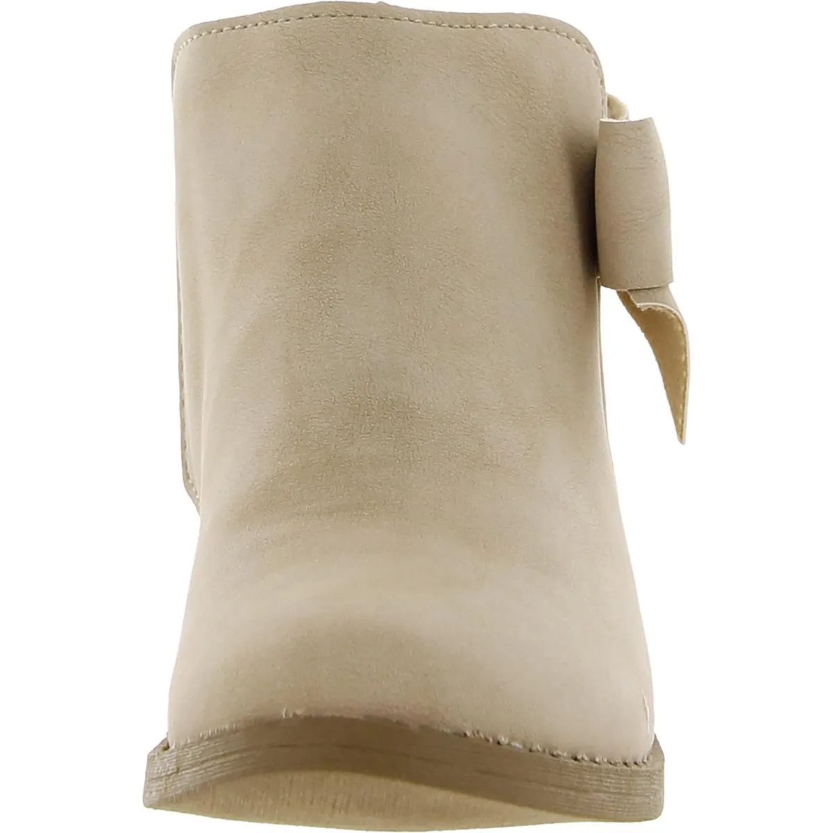 Girls Faux Leather Booties Boots