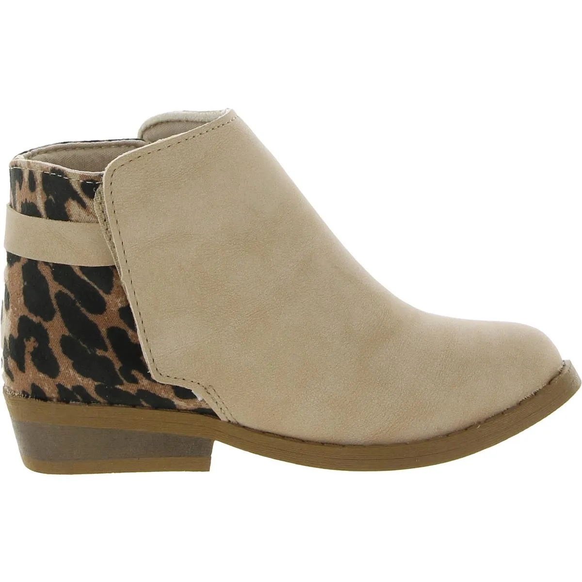 Girls Faux Leather Booties Boots