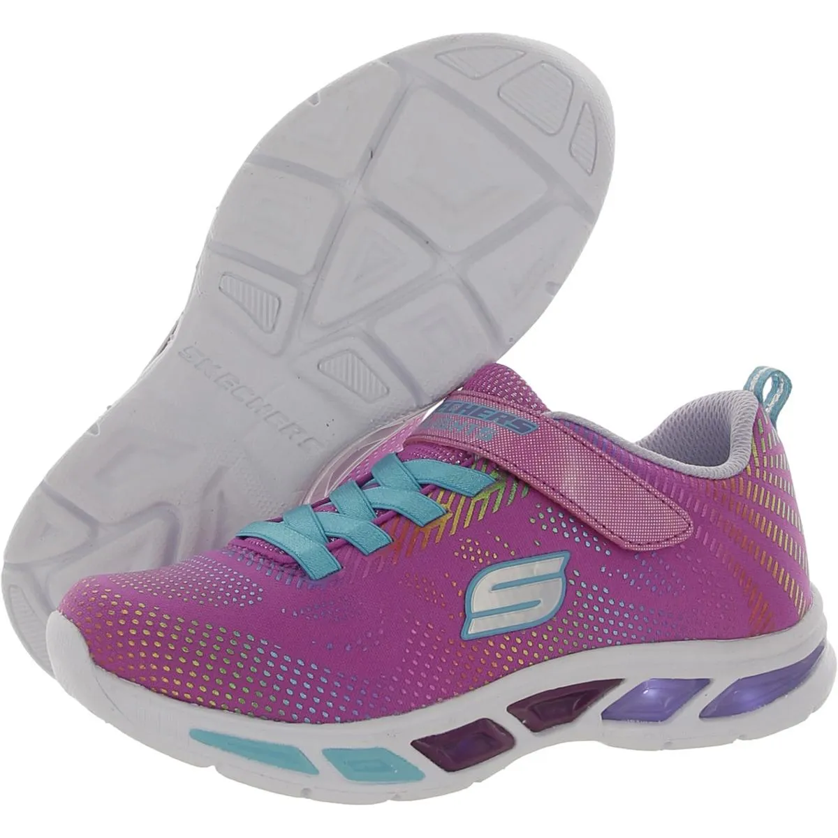 Gleam N' Dream Girls Shimmer Slip On Light-Up Shoes