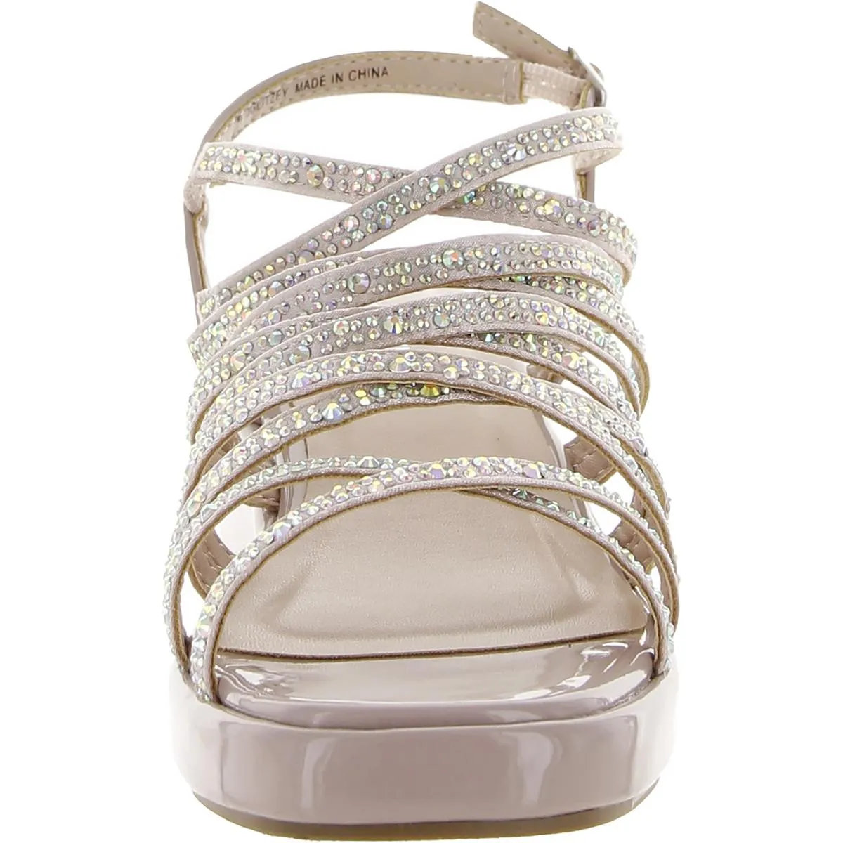 Glitzey Girls Embellished Wedge Sandals