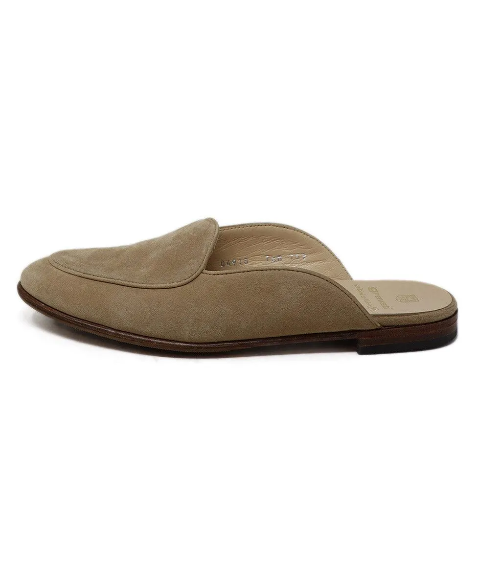 Gravati Tan Suede Mules sz 7.5
