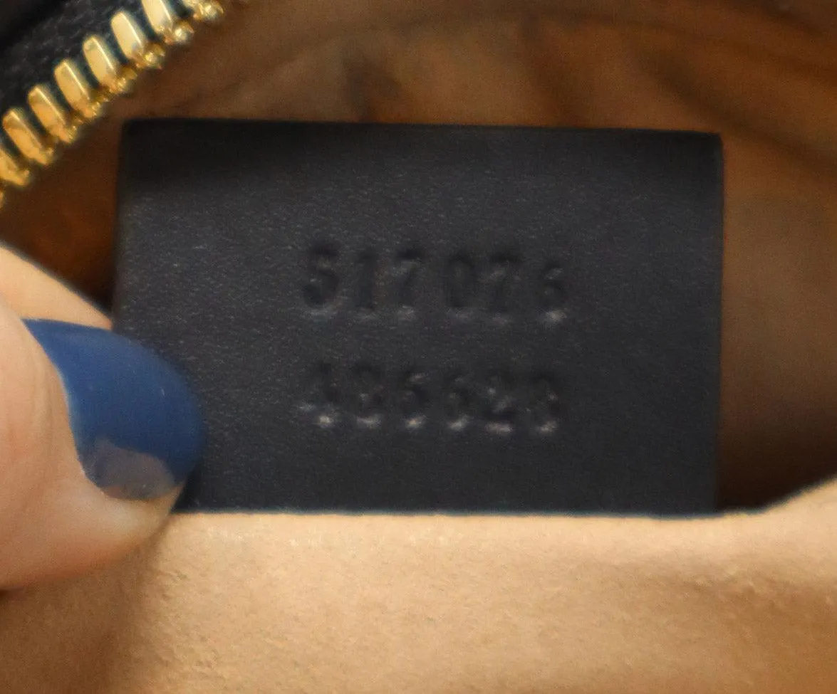 Gucci Black Suede Small Ophidia Bag Fannypack