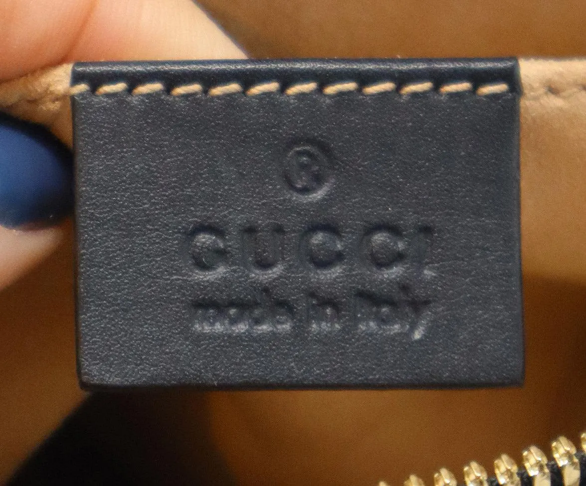 Gucci Black Suede Small Ophidia Bag Fannypack