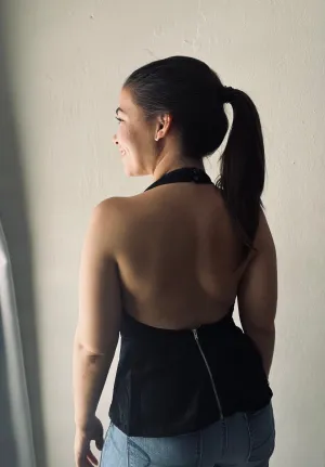 Halter Black Top