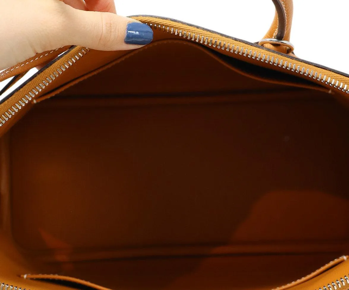 Hermes 2017 Gold Togo Leather Bolide 31 Bag
