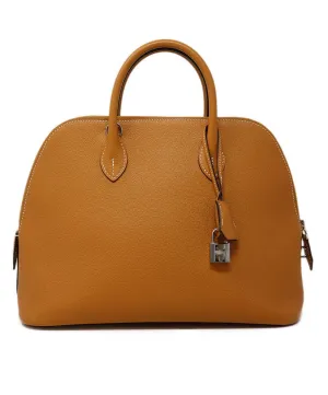 Hermes 2017 Gold Togo Leather Bolide 31 Bag