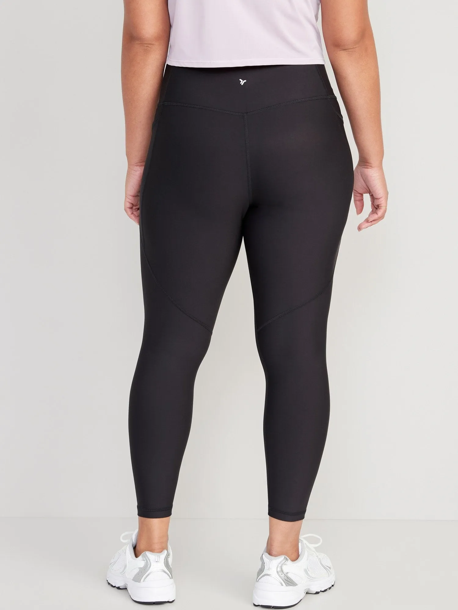 High-Waisted PowerSoft 7/8-Length Side-Pocket Leggings For Women