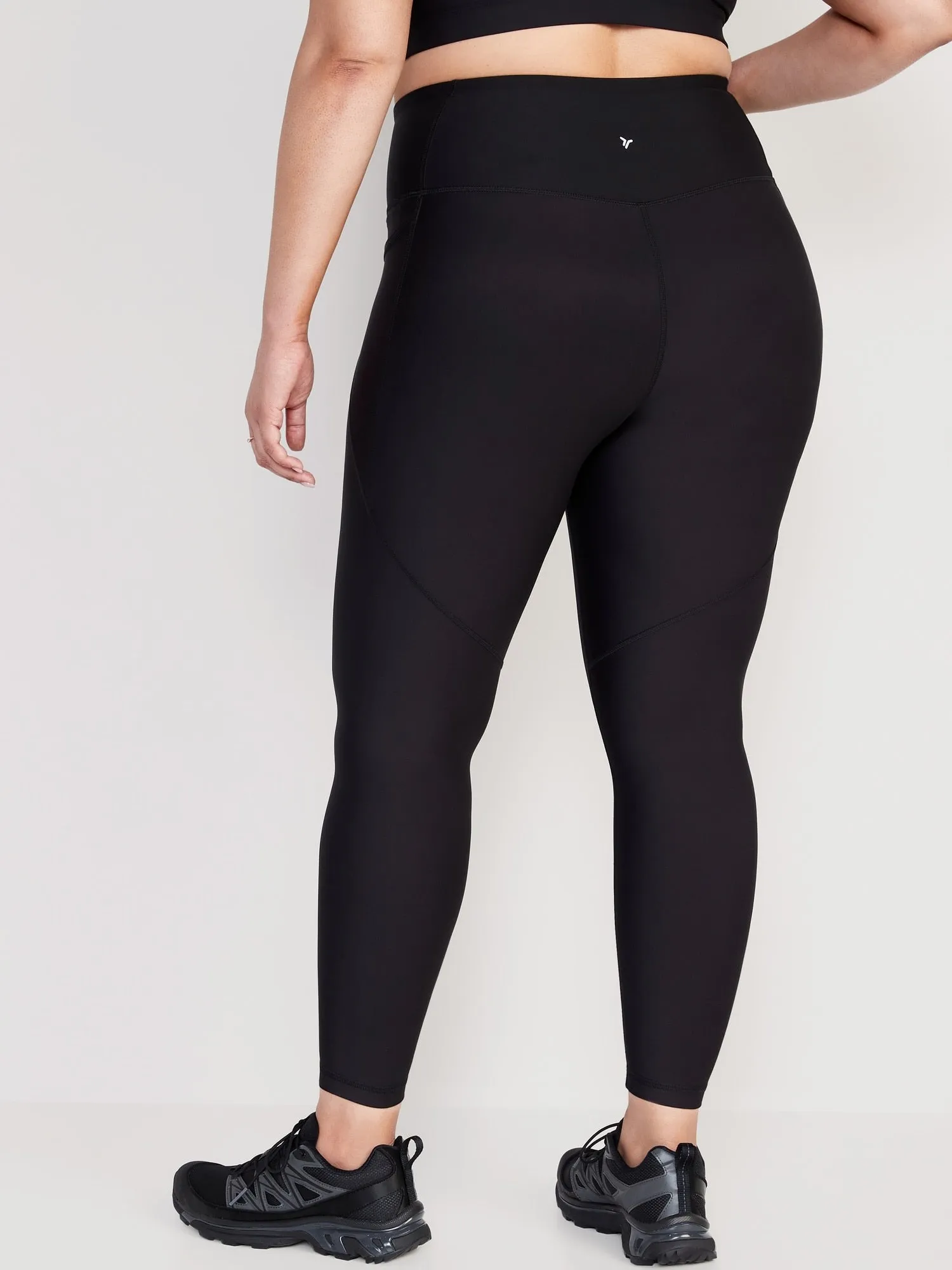 High-Waisted PowerSoft 7/8-Length Side-Pocket Leggings For Women