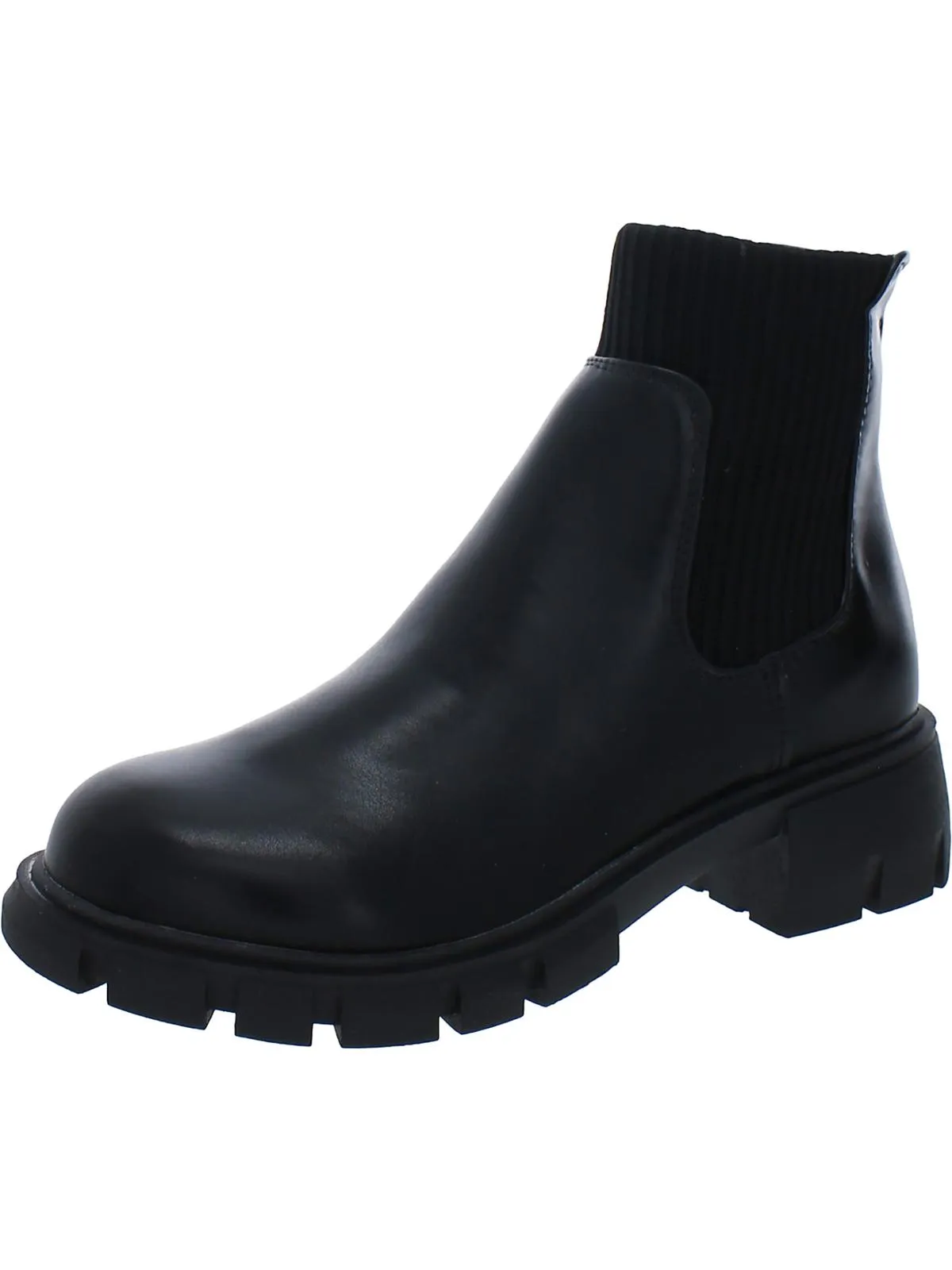 J-Hutch Girls Faux Suede Chelsea Ankle Boots