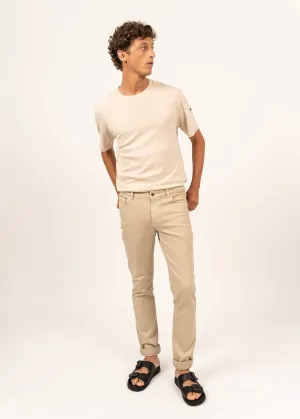 Jean en maille Jasper - coupe confort, en coton mlang (PLAGE)