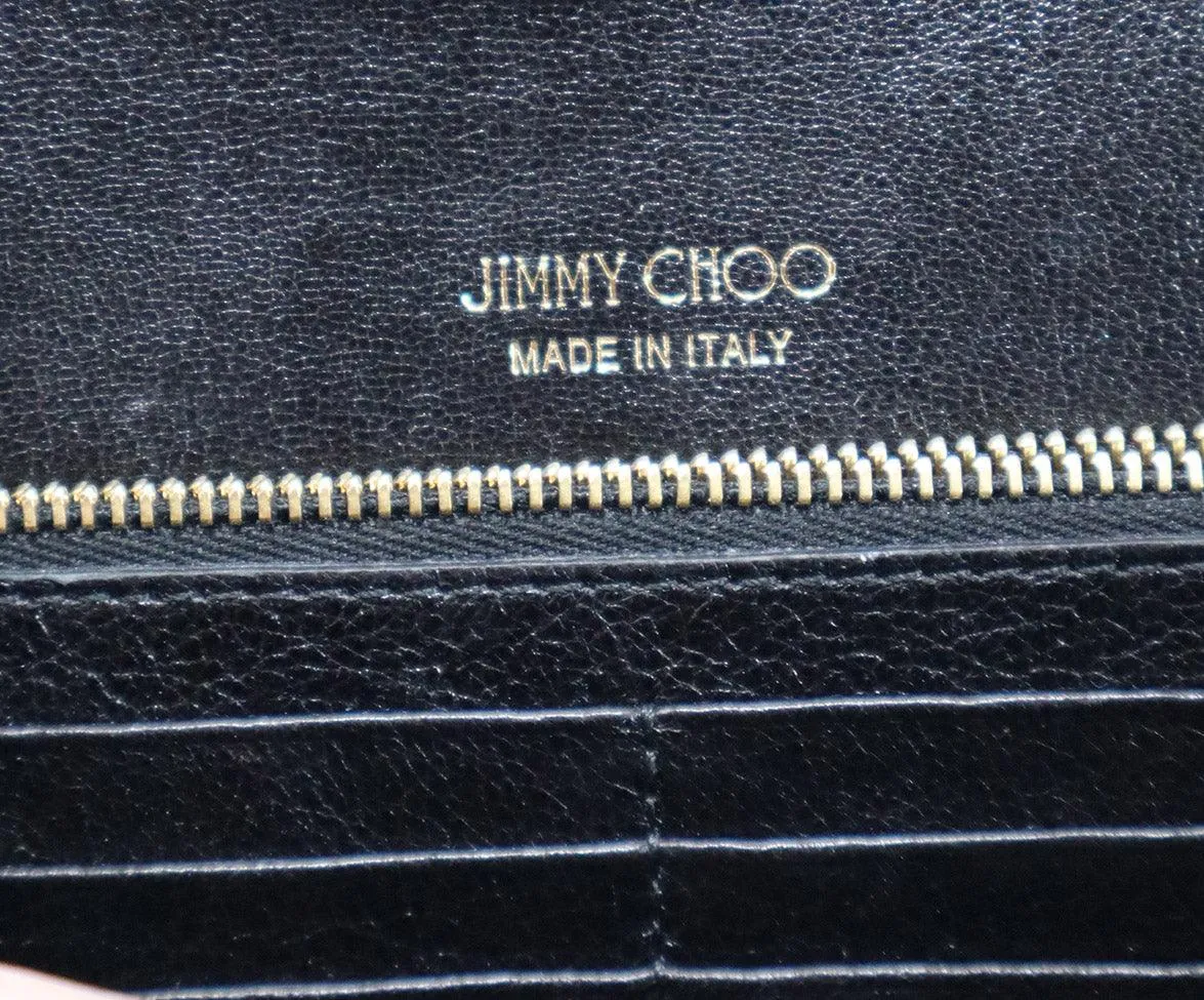 Jimmy Choo Metallic Glitter Clutch