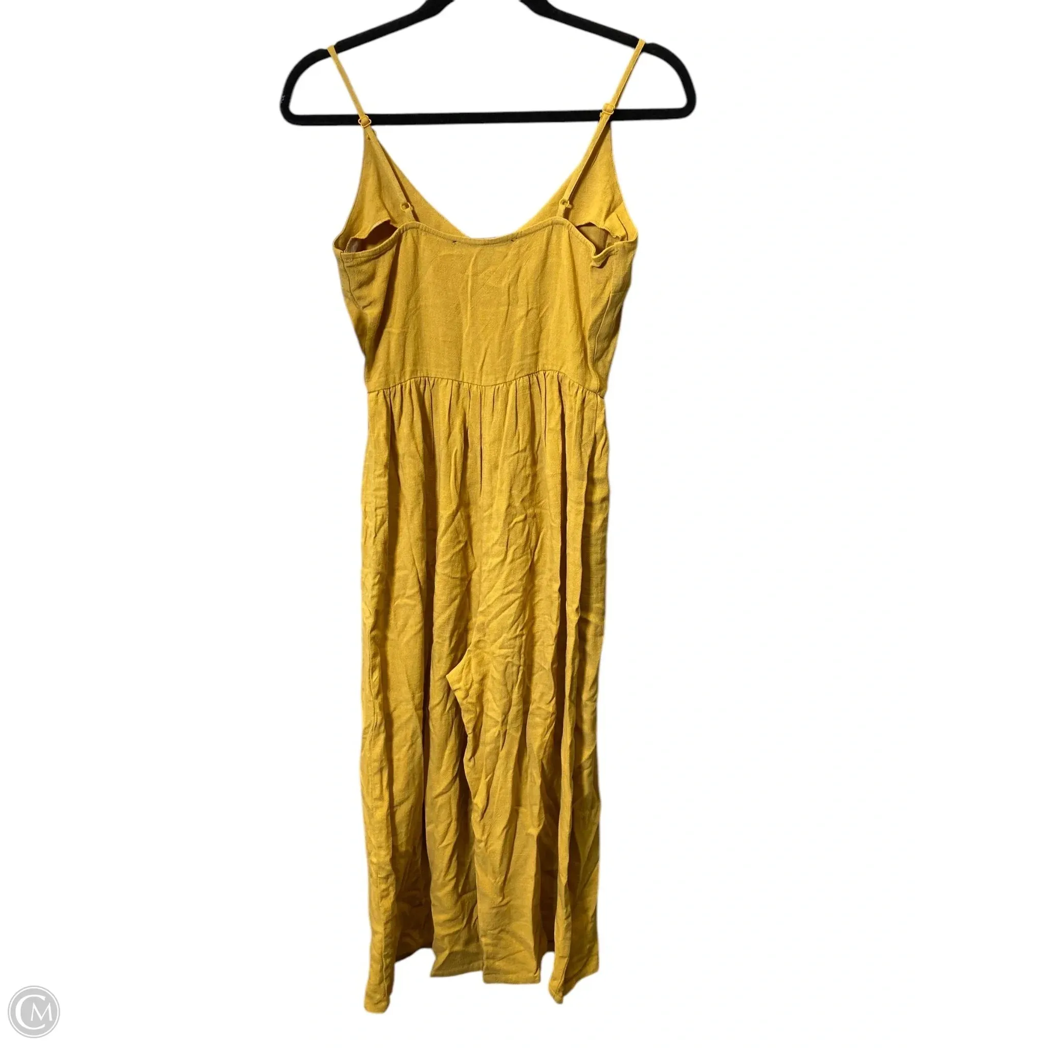 Jumpsuit By One Clothing In Yellow, Size: Xs