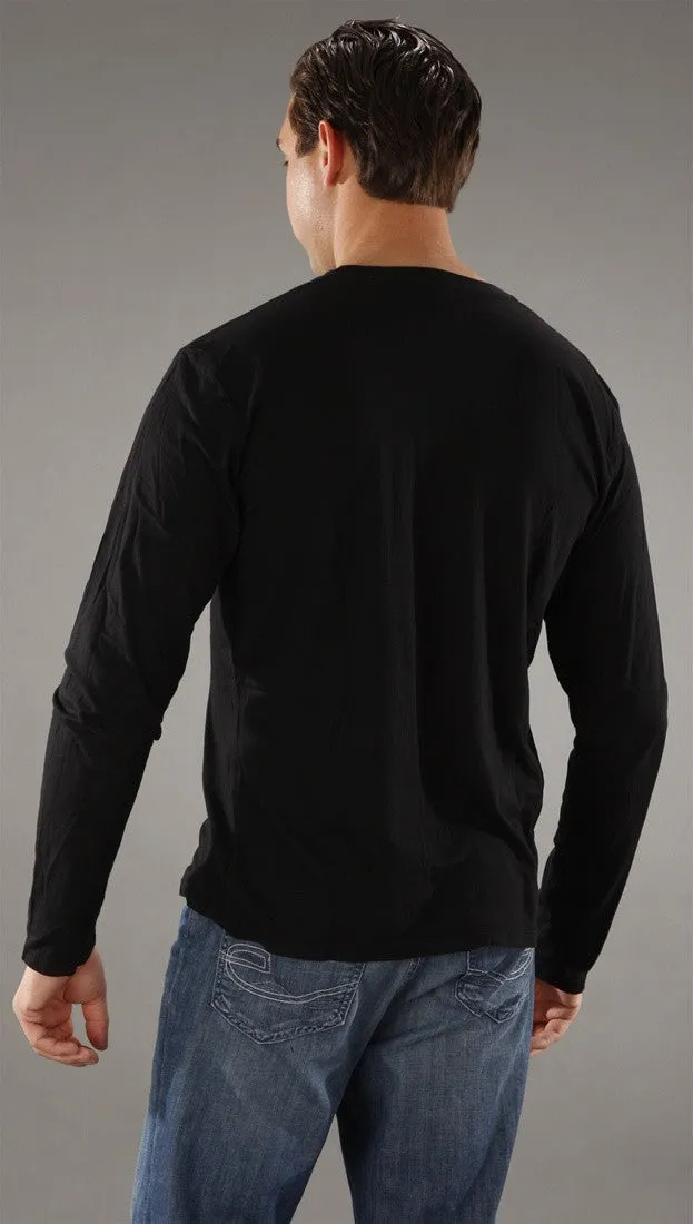 Kinetix No Regrets Long Sleeve Tee in Black
