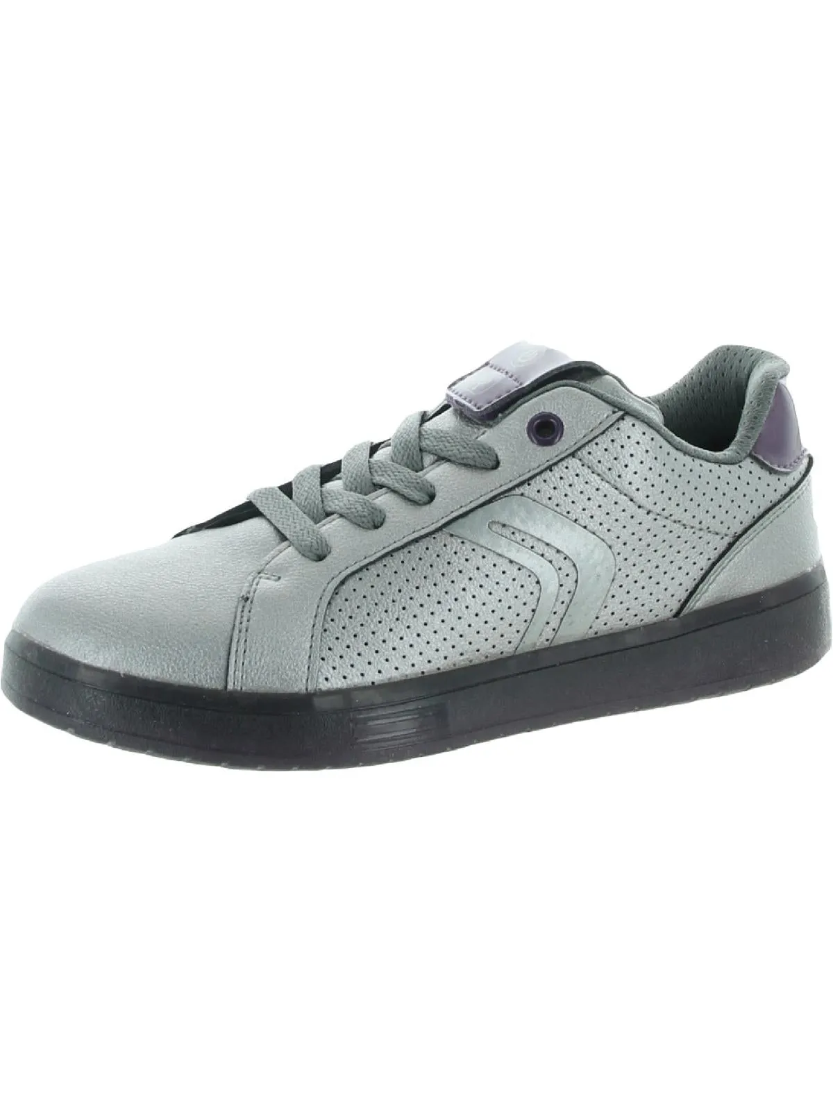 Kommodor Girls Faux Leather Low Top Light-Up Shoes