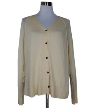 Lafayette Cream Cardigan Sweater sz 10