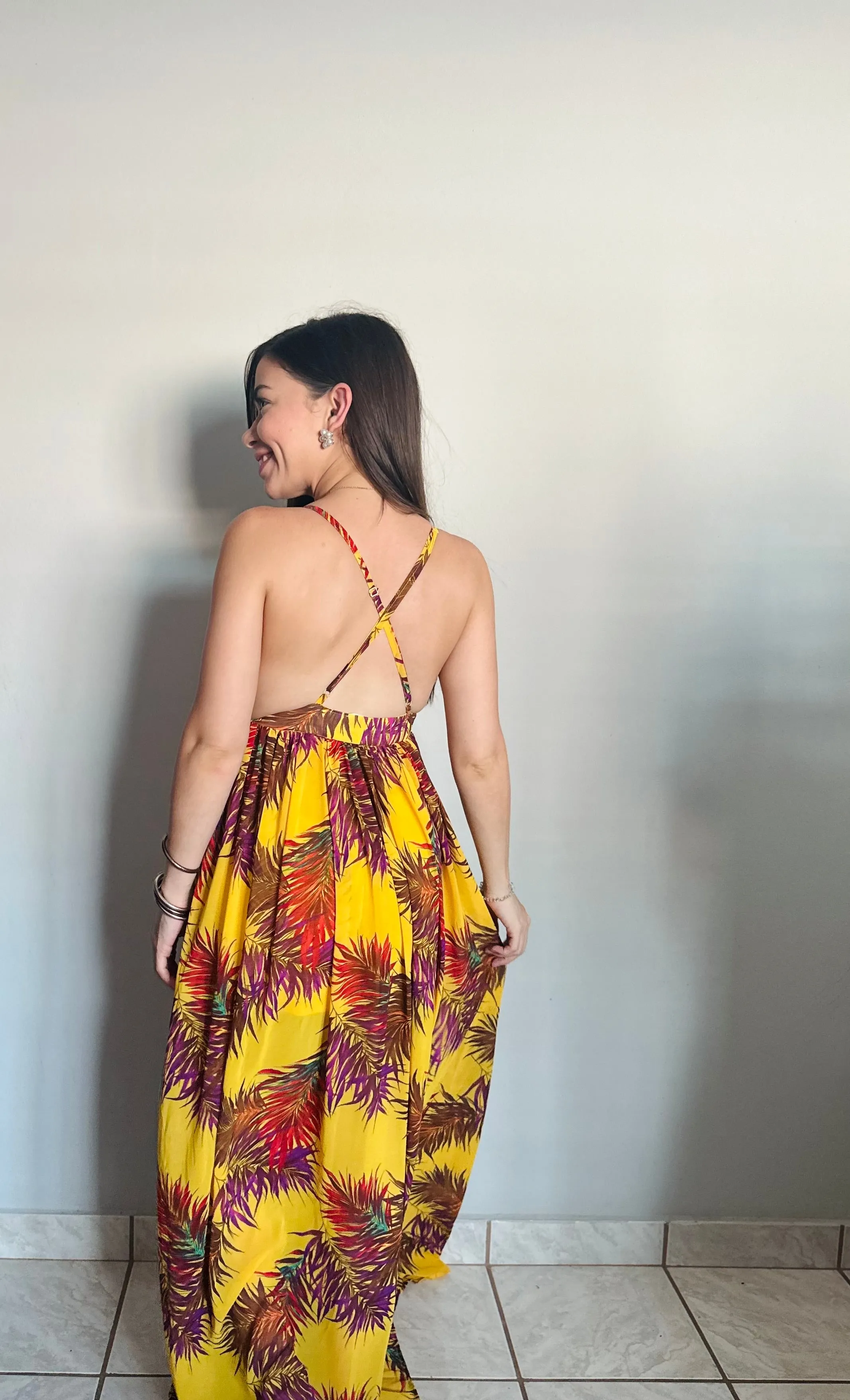 Lea Print Maxi Dress