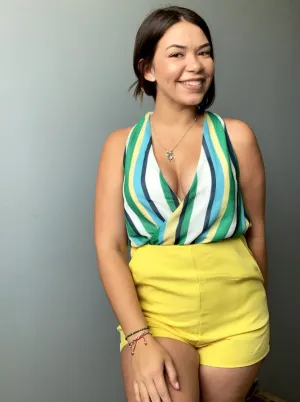 Line Green Tank