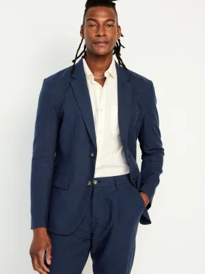 Linen-Blend Blazer for Men