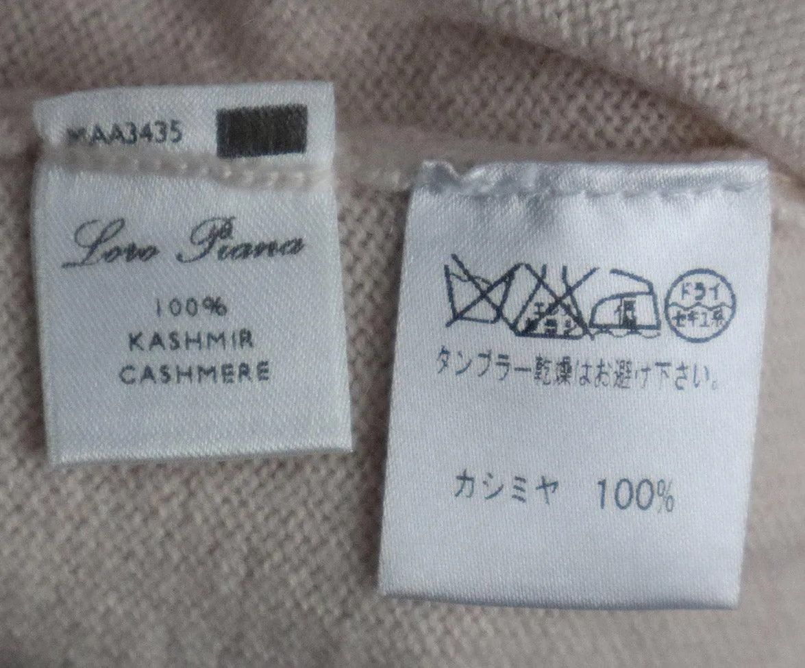 Loro Piana Pale Pink Cashmere Vest sz 2