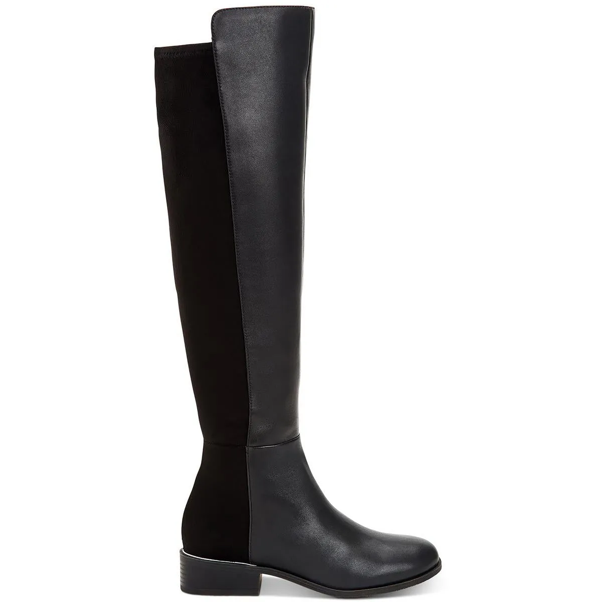 Ludlowe  Womens Pull On Almond Toe Over-The-Knee Boots