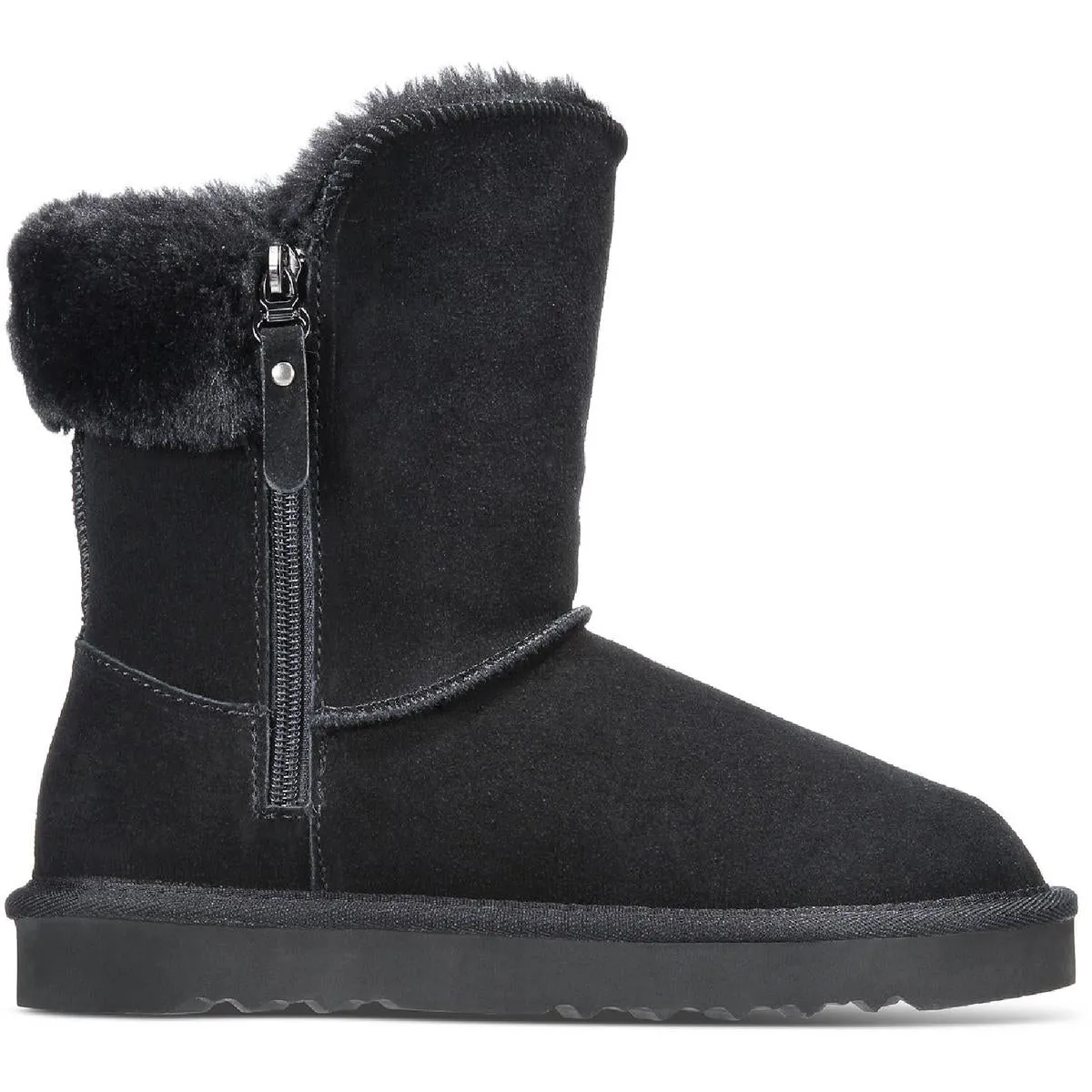 Maevee  Womens Leather Ankle Winter & Snow Boots