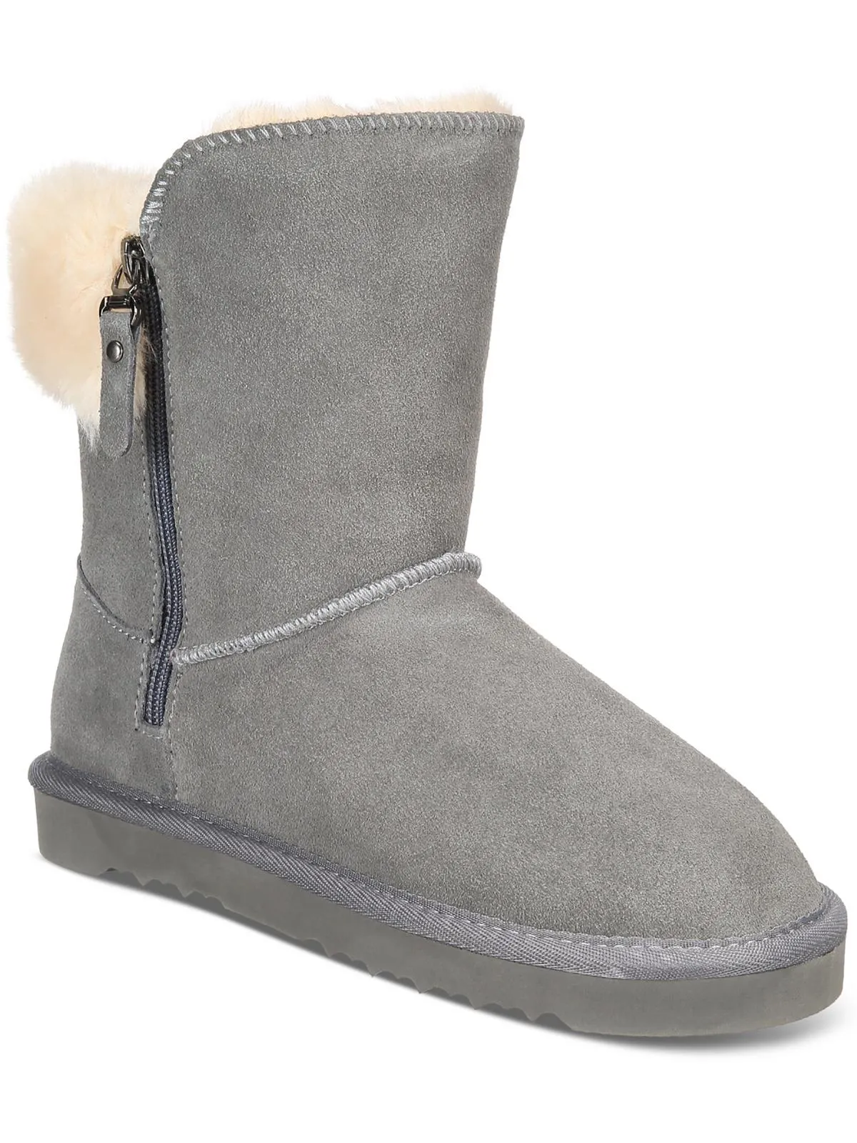 Maevee  Womens Leather Ankle Winter & Snow Boots