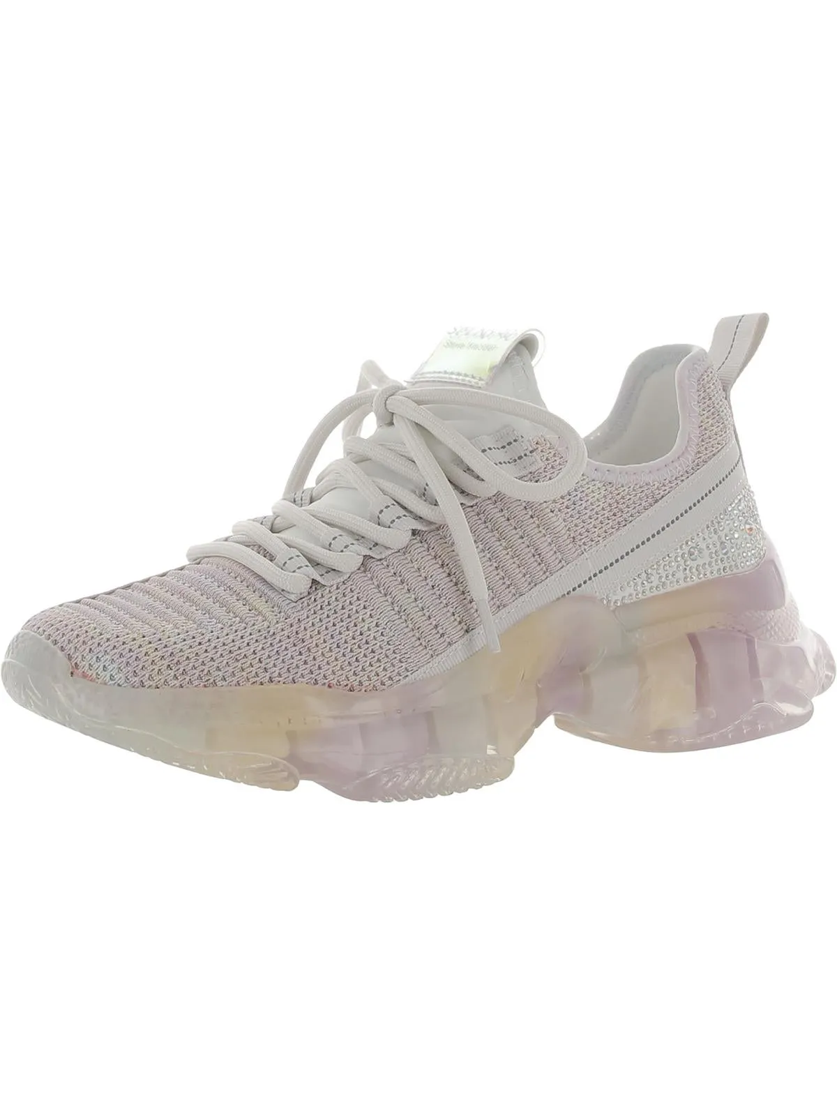 Maxima Girls Knit Rhinestone Casual and Fashion Sneakers
