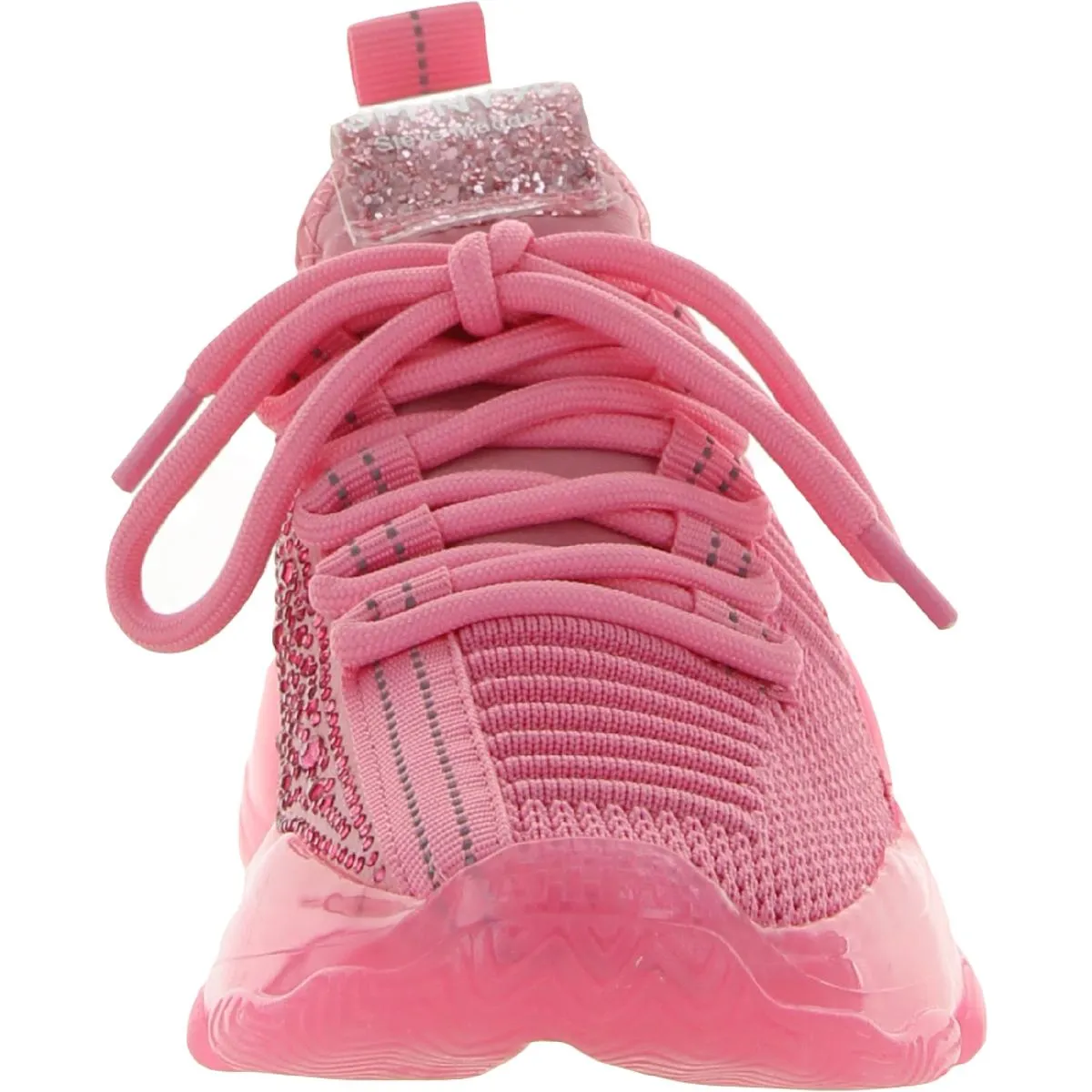 Maxima Girls Knit Rhinestone Casual and Fashion Sneakers