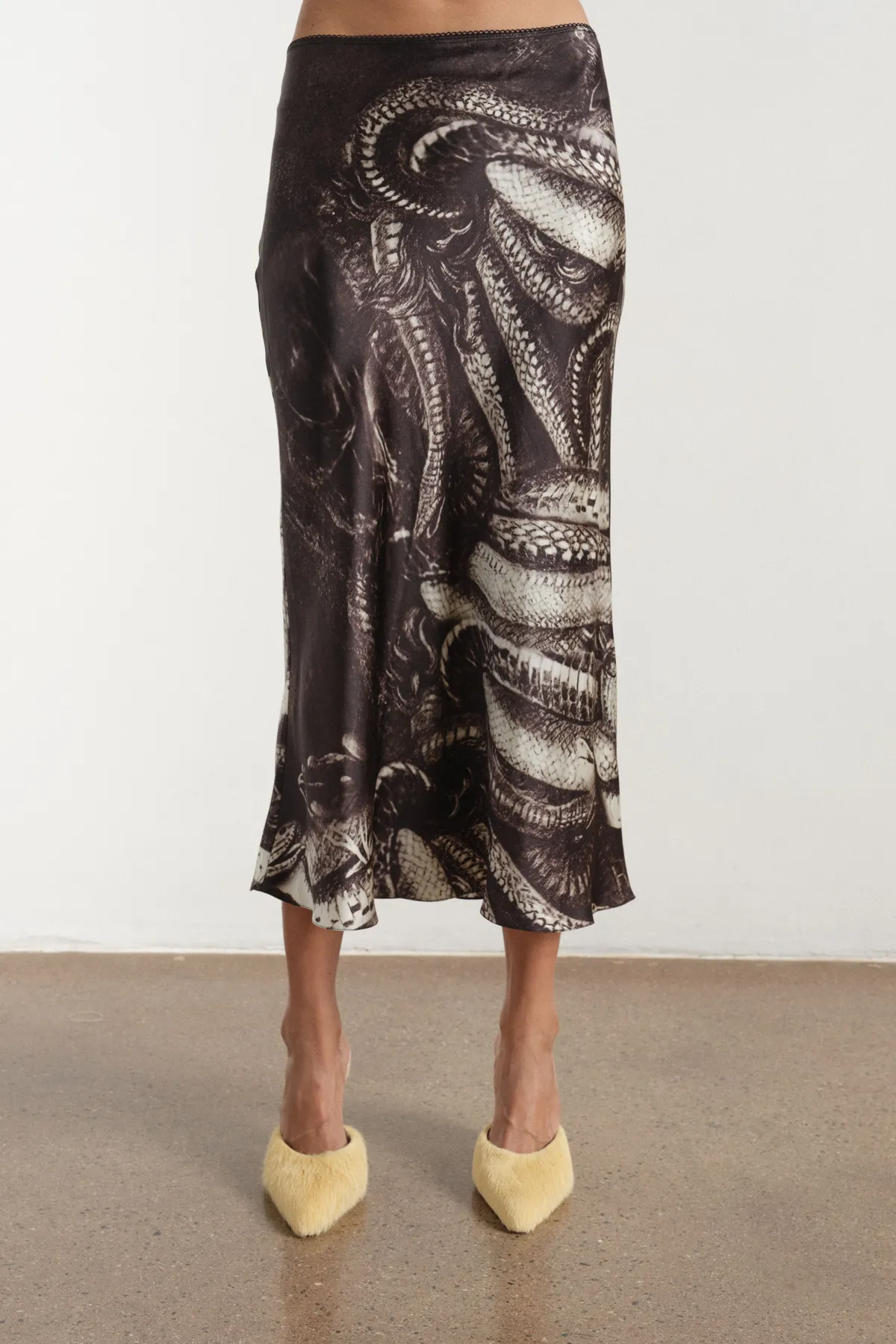 Medusa Silk Skirt