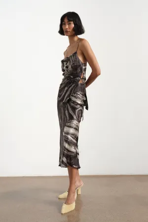 Medusa Silk Skirt