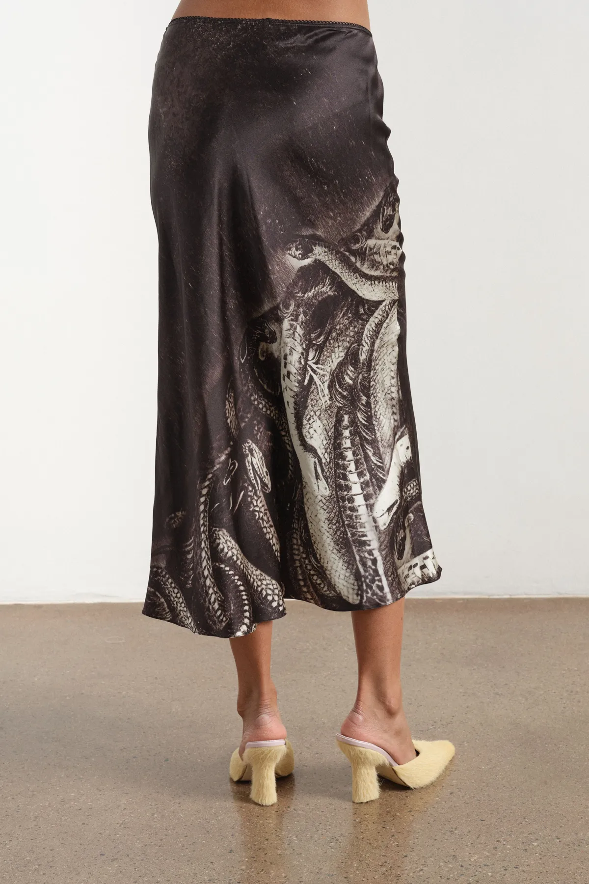 Medusa Silk Skirt