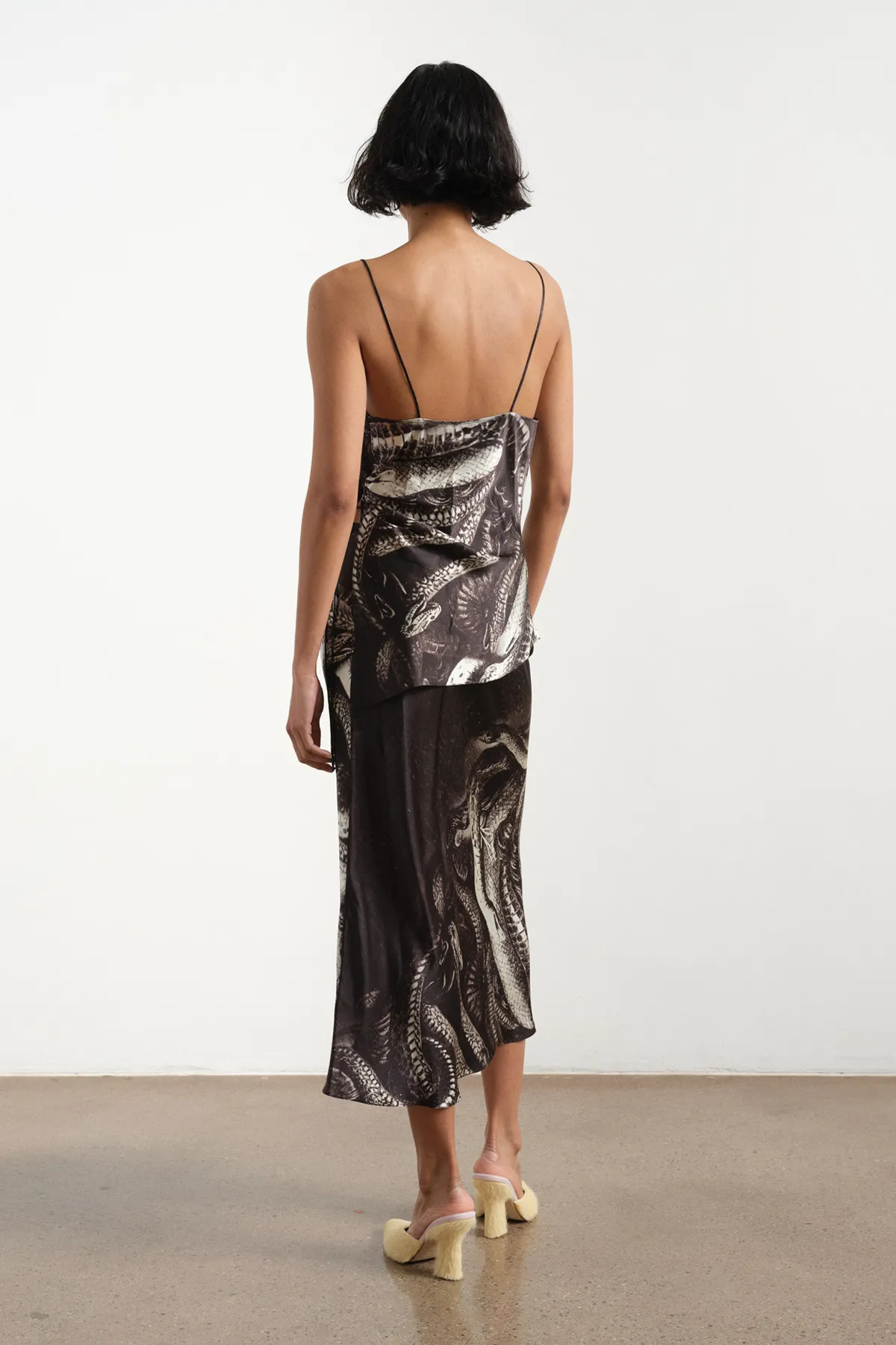 Medusa Silk Skirt